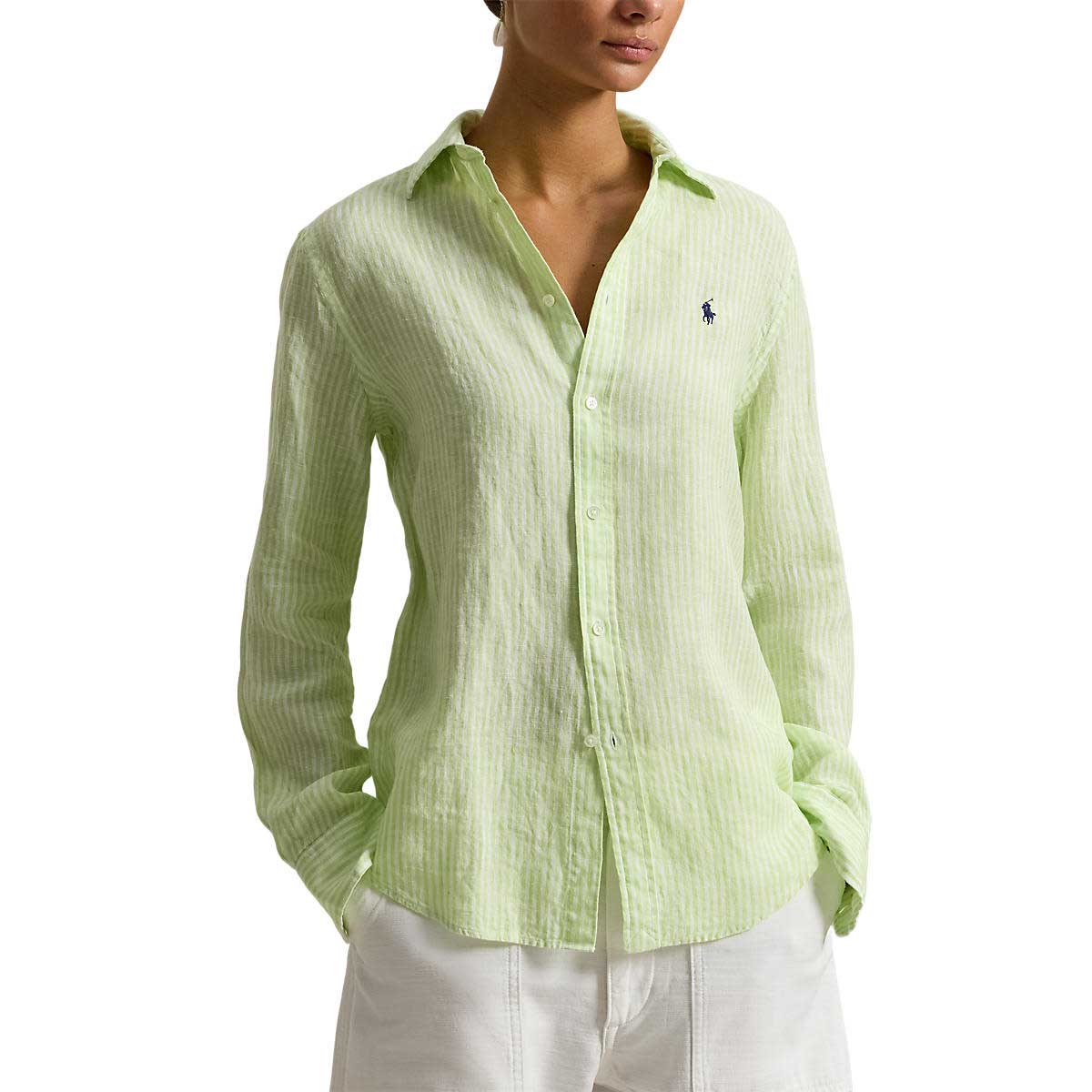 Polo Ralph Lauren Classic Fit Striped Linen Shirt